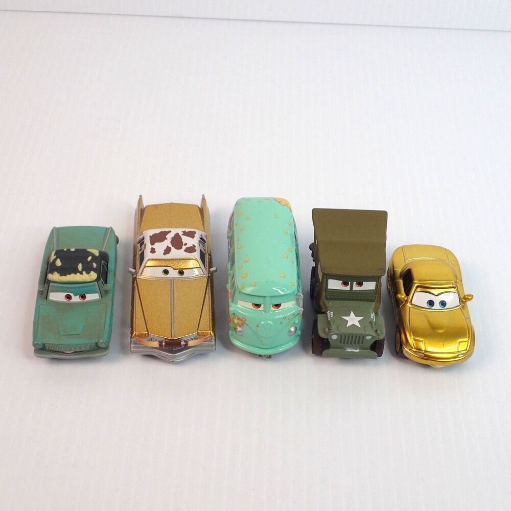 Disney World of Cars Metal Die Cast Assorted Characters Lot of 5